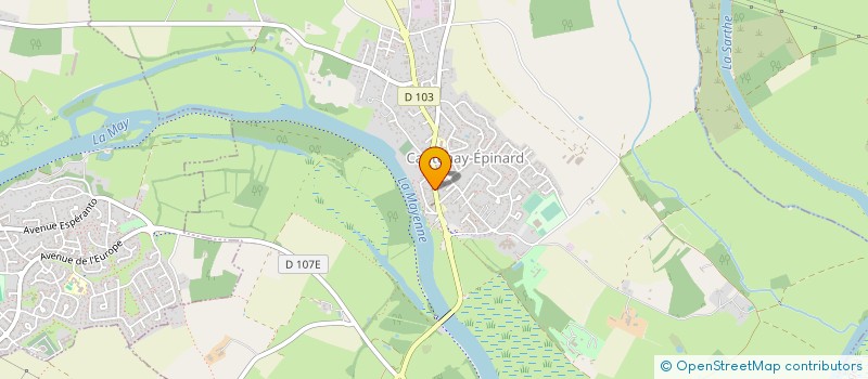 localisation de l'entreprise SCI GOETZ  CANTENAY-EPINARD