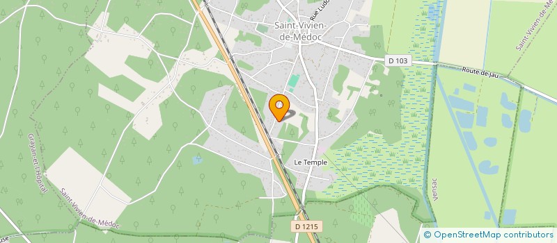 localisation de l'entreprise SCI GOFFIN-HATAT  SAINT-VIVIEN-DE-MEDOC