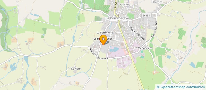 localisation de l'entreprise SCI GOFFIN/HAYE  MAUGES-SUR-LOIRE