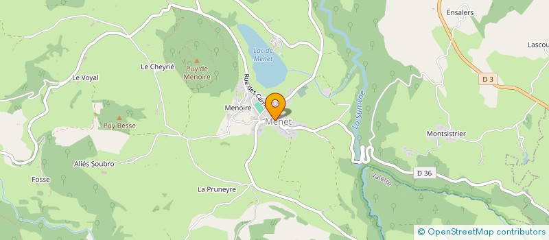 localisation de l'entreprise SCI GOGARTY à MENET
