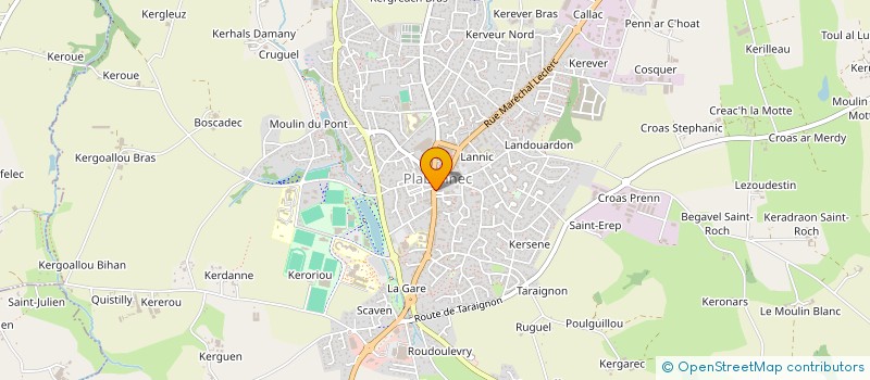 localisation de l'entreprise SCI GOGE  PLABENNEC