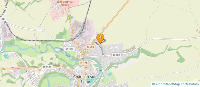 localisation de l'entreprise SCI GOGIEN IMMOBILIER  CHATILLON-SUR-SEINE