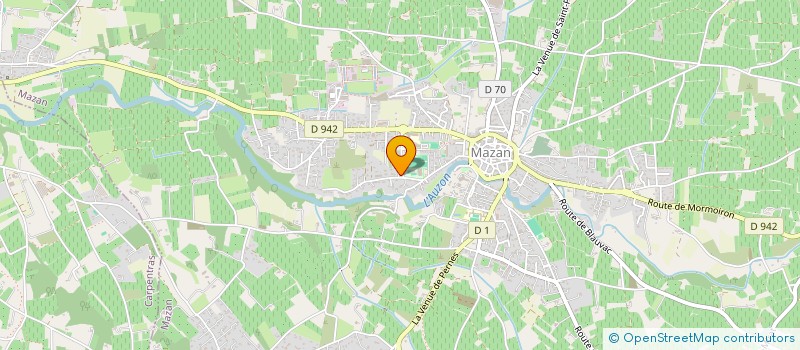 localisation de l'entreprise SCI GOGNIAT STINI  MAZAN