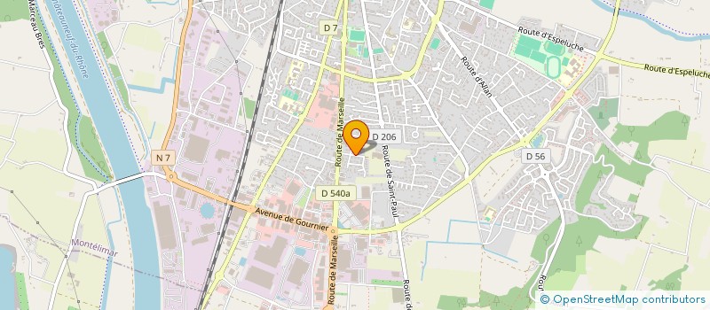 localisation de l'entreprise SCI GOGUEL à MONTELIMAR