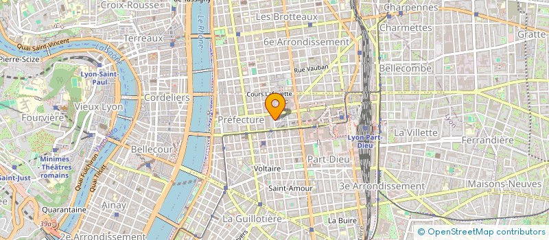 localisation de l'entreprise SCI GOH BELLECOUR  LYON