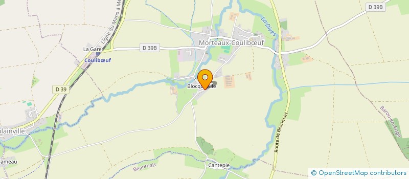 localisation de l'entreprise SCI GOHIER-MORALES  MORTEAUX-COULIBUF