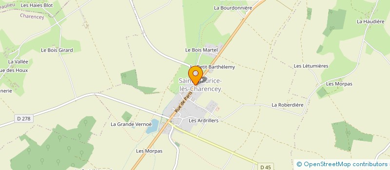 localisation de l'entreprise SCI GOHIER VIAMAS à CHARENCEY