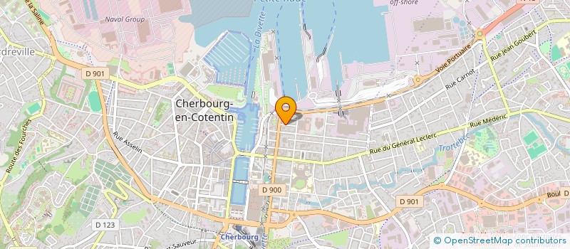 localisation de l'entreprise SCI GOHIN AND CO à CHERBOURG-EN-COTENTIN