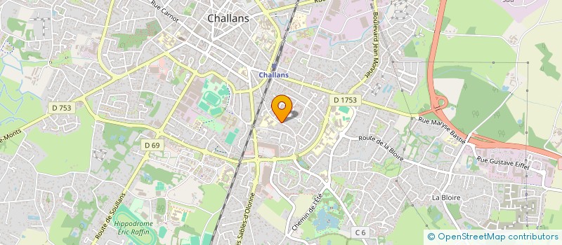 localisation de l'entreprise SCI GOHIN LOUW à CHALLANS
