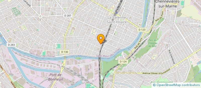 localisation de l'entreprise SCI GOHLKE-MAUBERT à SAINT-MAUR-DES-FOSSES