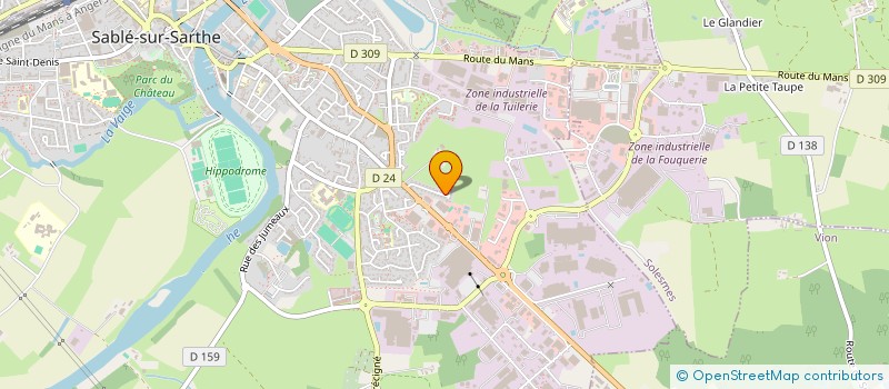 localisation de l'entreprise SCI GOIBEAU DESLANDES  SABLE-SUR-SARTHE