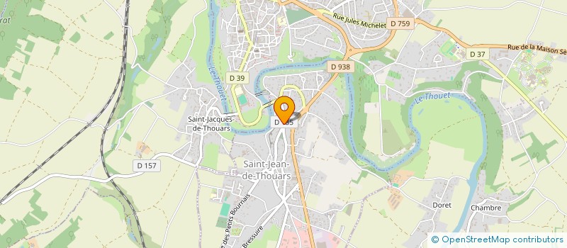 localisation de l'entreprise SCI GOICHON  SAINT-JEAN-DE-THOUARS