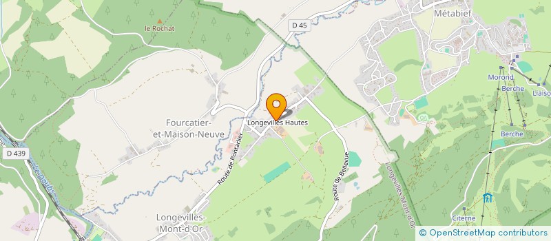 localisation de l'entreprise SCI GOILLEREY  LONGEVILLES-MONT-D'OR