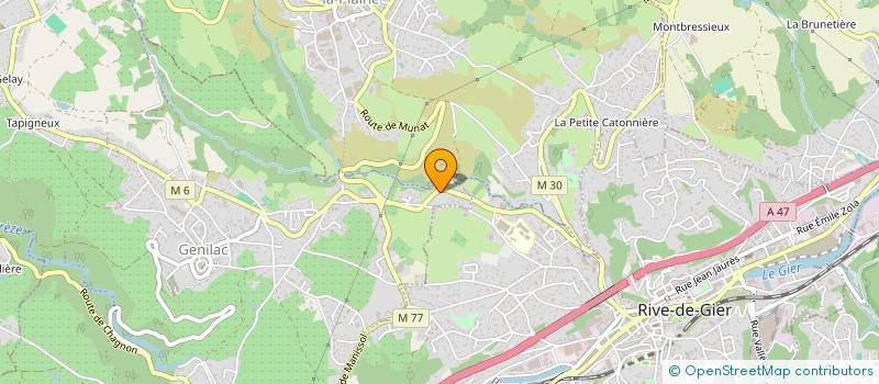 localisation de l'entreprise SCI GOIRAND VERMOT DES ROCHES  GENILAC