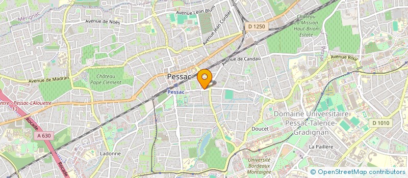 localisation de l'entreprise SCI GOIZEKO IZARRA  PESSAC