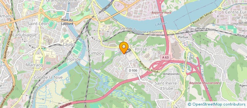 localisation de l'entreprise SCI GOIZEKO IZARRA  SAINT-PIERRE-D'IRUBE