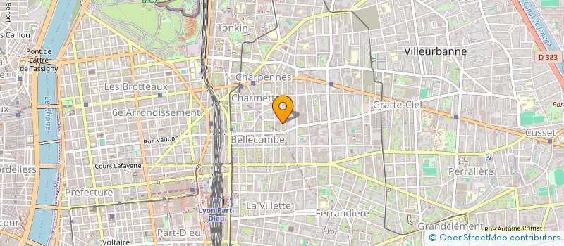 localisation de l'entreprise SCI GOKAN IMMOBILIER  VILLEURBANNE