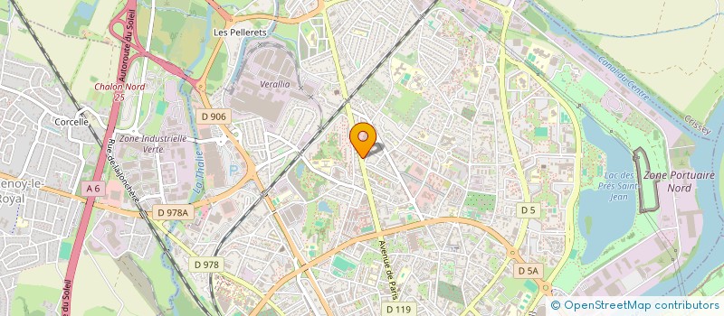 localisation de l'entreprise SCI GOLA à CHALON-SUR-SAONE