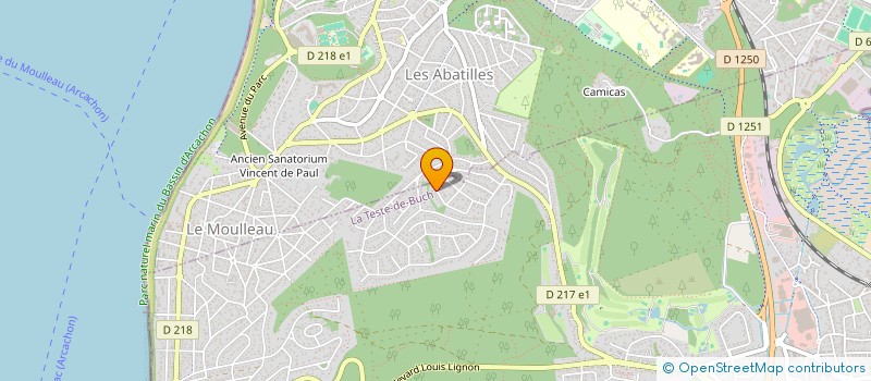 localisation de l'entreprise SCI GOLAN à LA TESTE-DE-BUCH