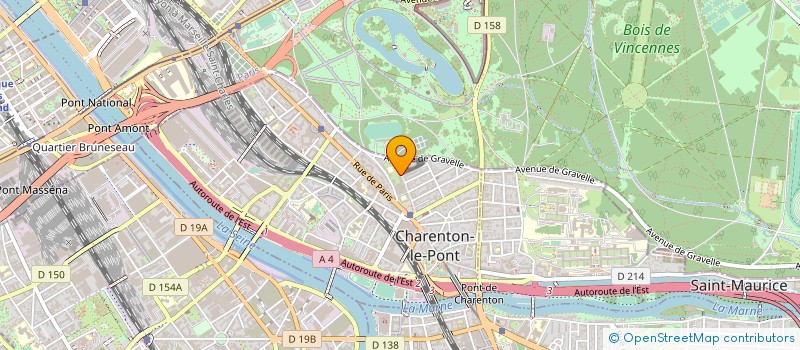 localisation de l'entreprise SCI GOLD  CHARENTON-LE-PONT