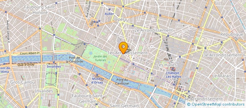 localisation de l'entreprise SCI GOLD à PARIS