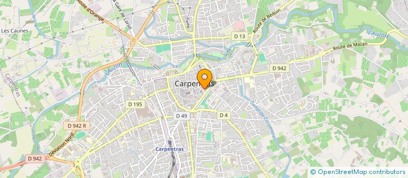 localisation de l'entreprise SCI GOLD  CARPENTRAS