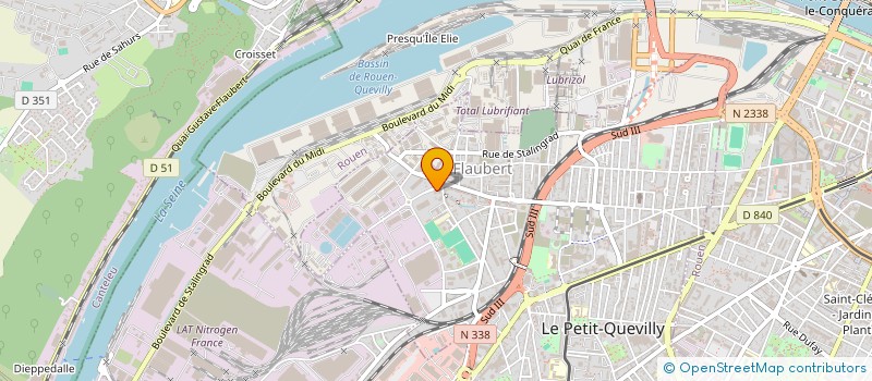 localisation de l'entreprise SCI GOLD à LE PETIT-QUEVILLY