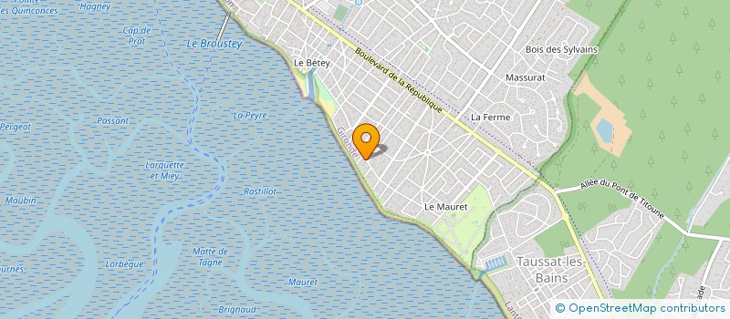 localisation de l'entreprise SCI GOLD  ANDERNOS-LES-BAINS