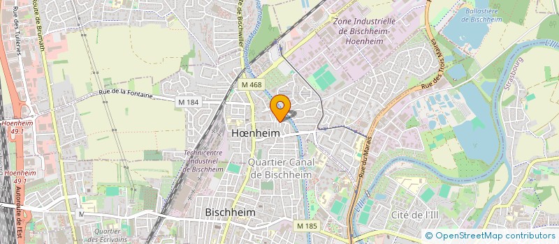 localisation de l'entreprise SCI GOLD COAST  HNHEIM