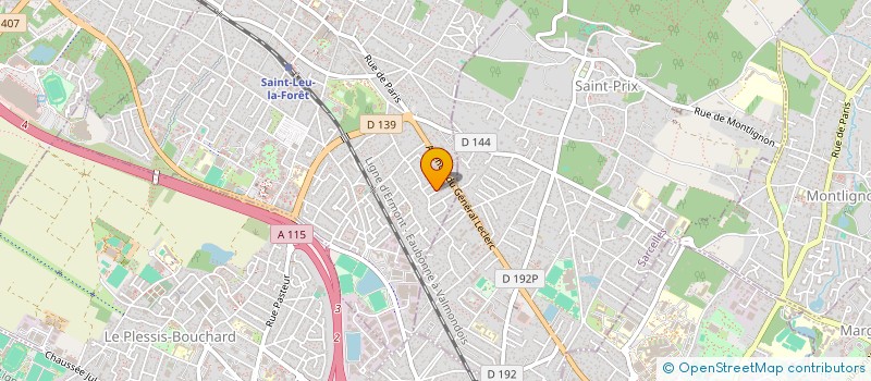 localisation de l'entreprise SCI GOLD IMMO  SAINT-LEU-LA-FORET