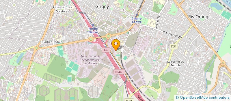 localisation de l'entreprise SCI GOLDAR  GRIGNY