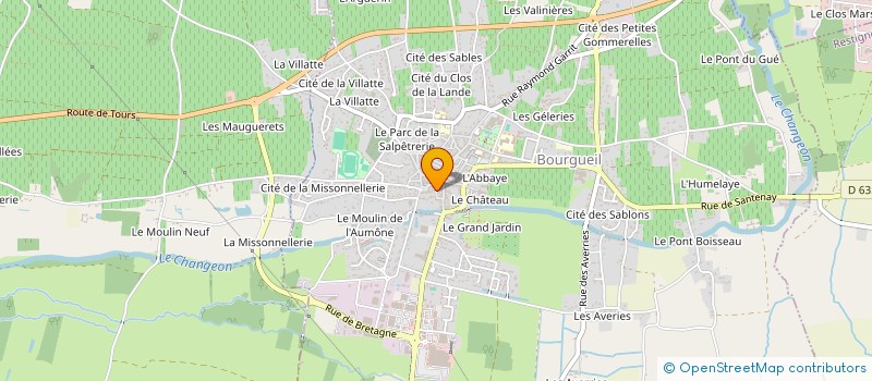localisation de l'entreprise SCI GOLDEN à BOURGUEIL