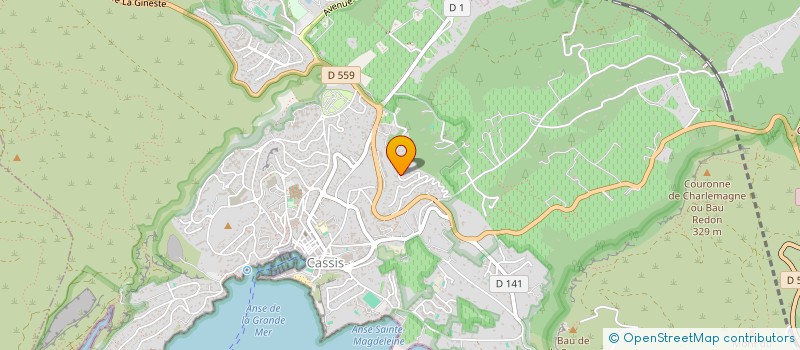 localisation de l'entreprise SCI GOLDEN à CASSIS