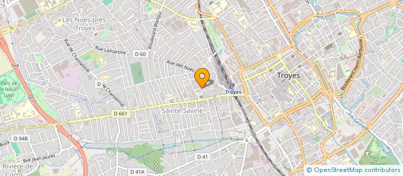 localisation de l'entreprise SCI  GOLDEN AYE  SAINTE-SAVINE