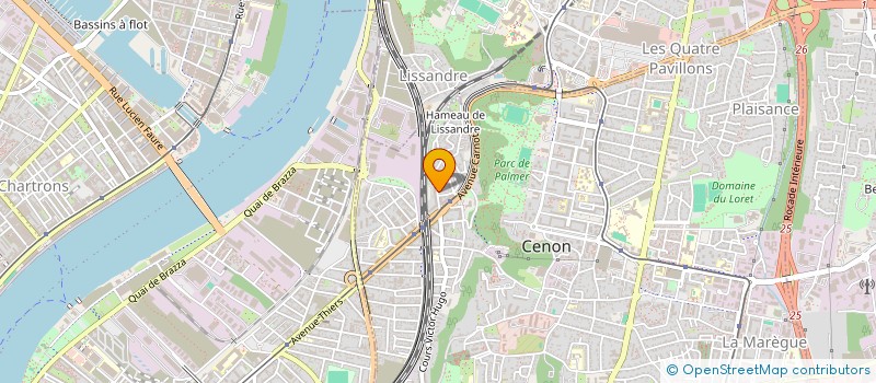 localisation de l'entreprise SCI GOLDEN BOY  CENON