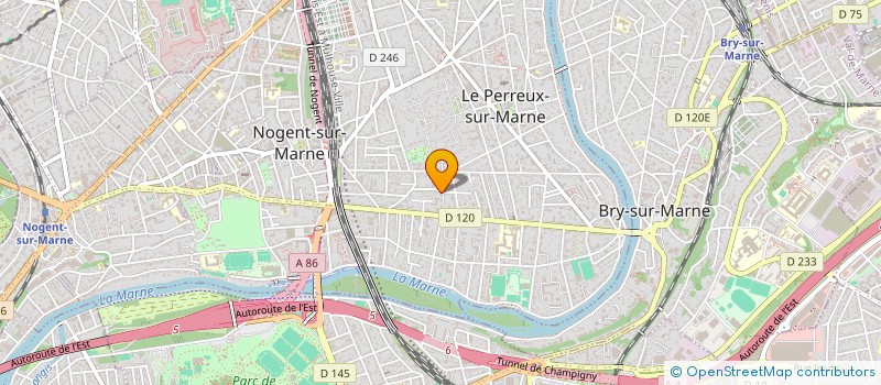 localisation de l'entreprise SCI GOLDEN GATE  LE PERREUX-SUR-MARNE