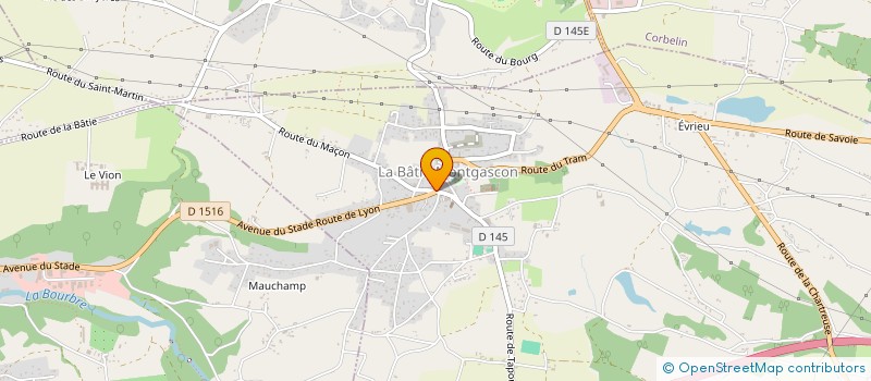 localisation de l'entreprise SCI GOLDEN IMMO  LA BATIE-MONTGASCON