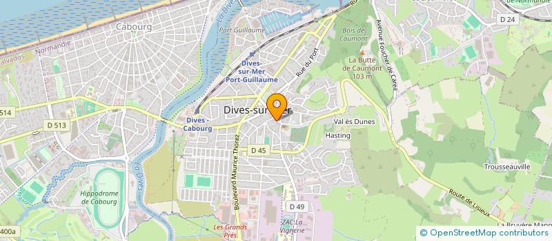 localisation de l'entreprise SCI GOLDIN  DIVES-SUR-MER