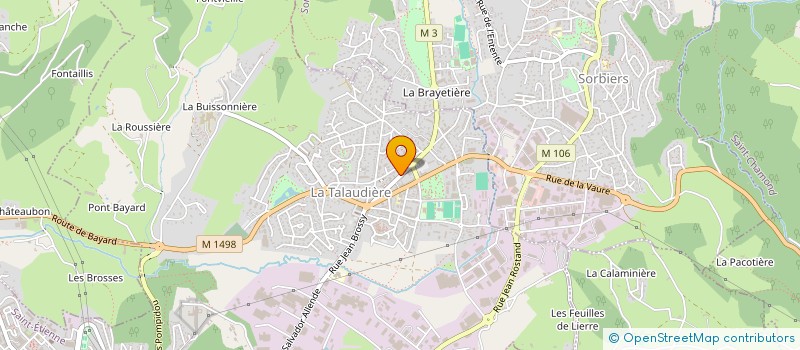 localisation de l'entreprise SCI GOLDOUZIAN  LA TALAUDIERE