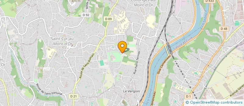 localisation de l'entreprise SCI GOLDSTEIN  SAINT-CYR-AU-MONT-D'OR