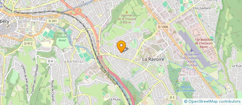 localisation de l'entreprise SCI GOLDY  LA RAVOIRE