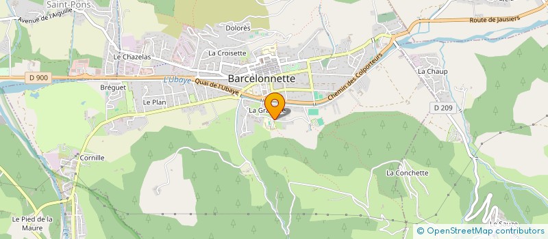 localisation de l'entreprise SCI GOLE à BARCELONNETTE