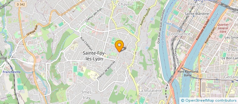 localisation de l'entreprise SCI GOLEAN  SAINTE-FOY-LES-LYON