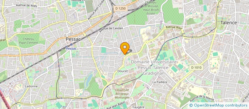 localisation de l'entreprise SCI GOLF  PESSAC