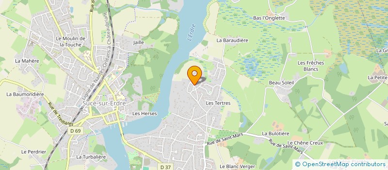 localisation de l'entreprise SCI GOLF  SUCE-SUR-ERDRE