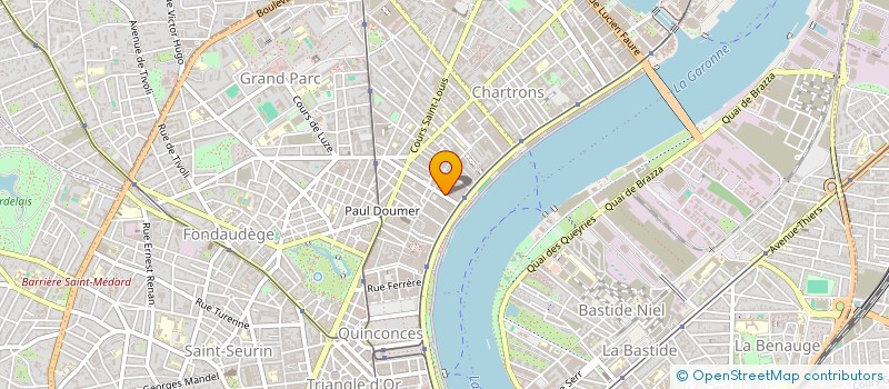 localisation de l'entreprise SCI GOLF EN VILLE  BORDEAUX