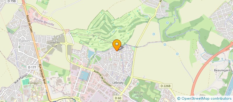 localisation de l'entreprise SCI GOLF LIMA  HEROUVILLE-SAINT-CLAIR