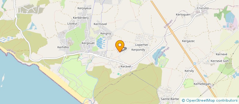 localisation de l'entreprise SCI GOLFE M390  ERDEVEN