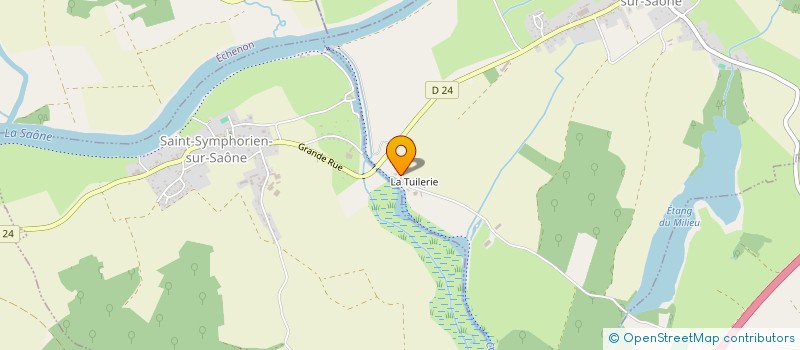 localisation de l'entreprise SCI GOLFIM  LAPERRIERE-SUR-SAONE