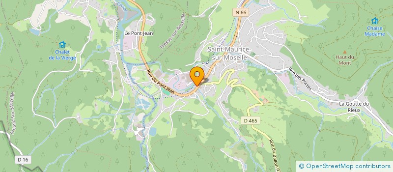 localisation de l'entreprise SCI GOLFOUSE DUPRE  SAINT-MAURICE-SUR-MOSELLE